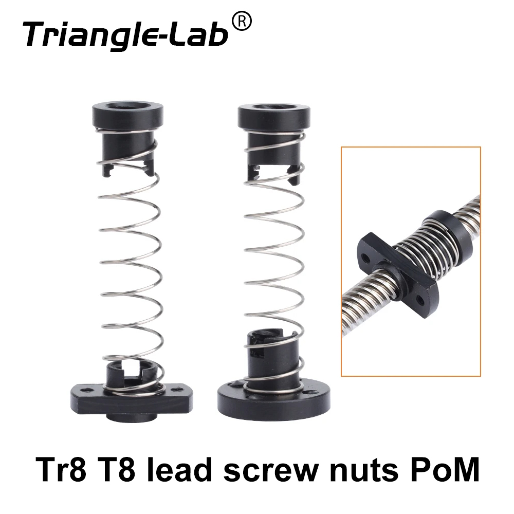Creality Printer K1 - Tuercas de tornillo de acero Trianglelab