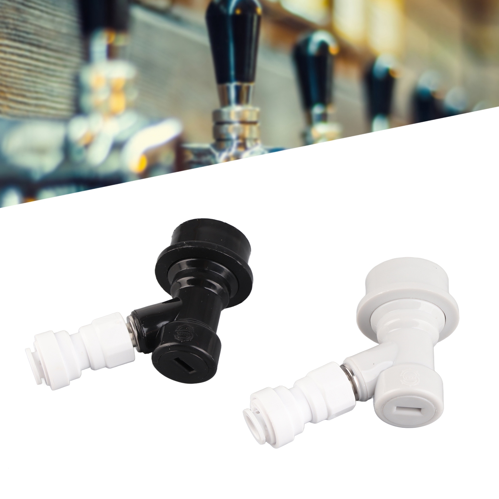 Push Fit Connector - Conector de barril con cierre de