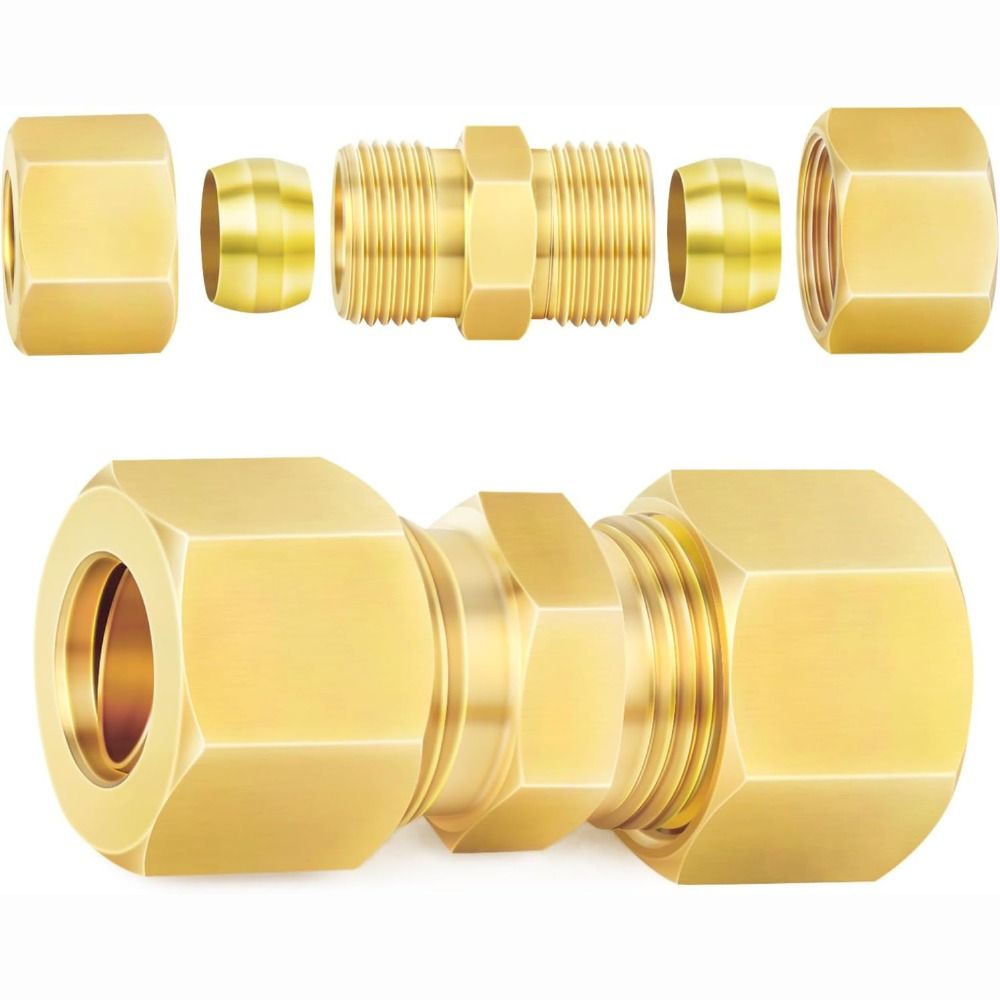 Adaptador de latón, Conector d - Compression Fitting Brass reseña y precio