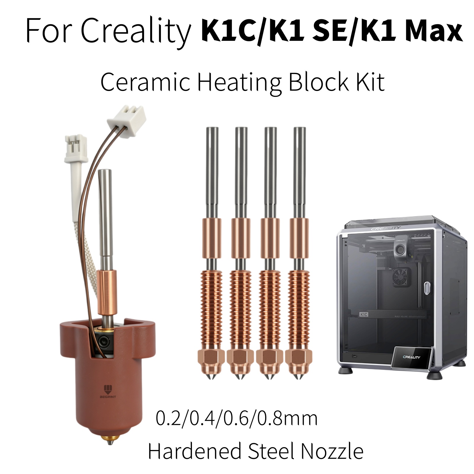 Hotend para Creality K1C K1 MA - Creality Printer K1 reseña y precio